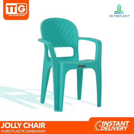 OLYMPLAST - JOLLY Kursi Plastik Sandaran Santai