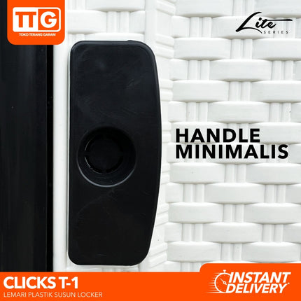 TABITHA - CLICKS T1 Lemari Plastik Locker 2 3 4 5 Susun