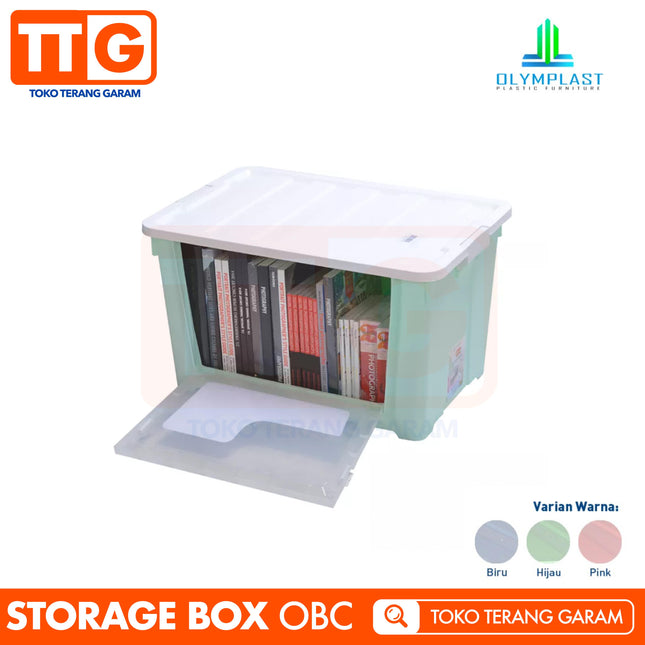 OLYMPLAST - OBC Box Container Serbaguna Plastic Storage 62 Liter