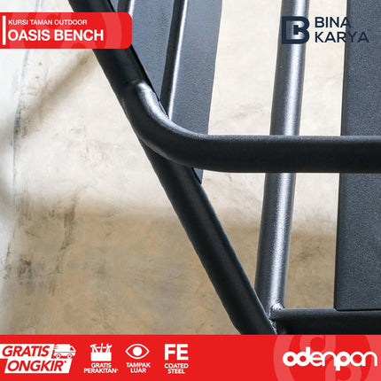 BINA KARYA - OASIS CHAIR 2S Kursi / Chair Taman Besi Outdoor Serbaguna 2 Seater