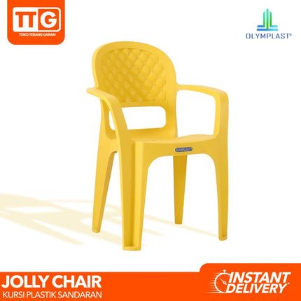 OLYMPLAST - JOLLY Kursi Plastik Sandaran Santai