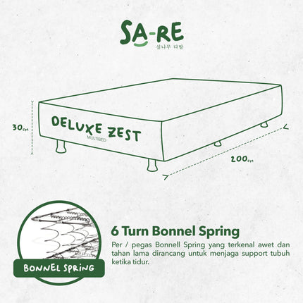 CENTRAL - DELUXE ZEST MULTIBED Kasur Spring Bed Multi Bed