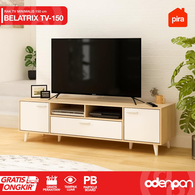 PIRA OX - BELATRIX TV 150 Meja / Rak TV Scandinavia 150 cm