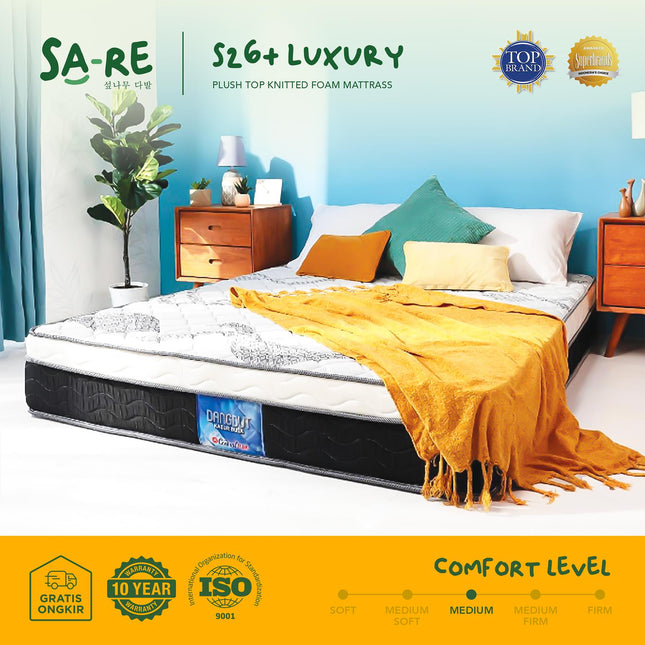 CENTRAL - DANGDUT S-26+ LUXURY PLUS Kasur Busa Luxury Plush Top