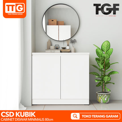 TGF - CSD KUBIK 80 Cabinet / Bufet Serbaguna Minimalis 2 Pintu