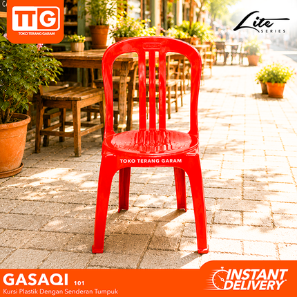 TABITHA - GASAQI 101 Kursi Plastik Sandar Susun Minimalis
