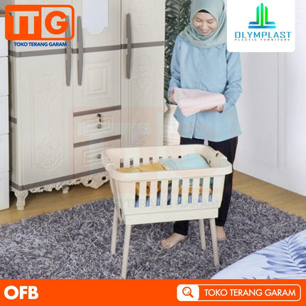 OLYMPLAST - OFB Folding Box Plastik Keranjang Laundry Serbaguna