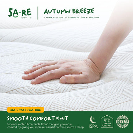 PROCELLA - SET AUTUMN BREEZE Kasur Spring Bed Max Comfort Euro Top