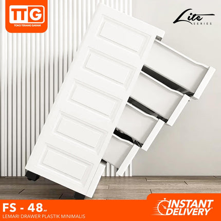 TGF - FS - 48 Cabinet Drawer Laci Plastik  3 4 5 6 Susun