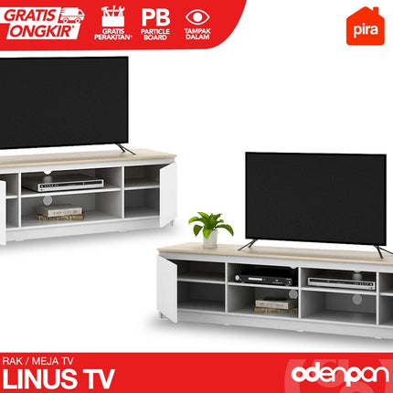 PIRA - LINUS TV Meja / Rak TV  Serbaguna 140 & 200 cm
