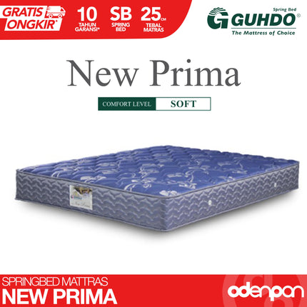 GUHDO - SET ATLANTIK NEW PRIMA 25 Kasur Spring Bed 25 cm