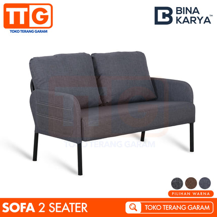BINA KARYA - MARCOPOLO 2S Sofa 2 Seater Rangka Besi
