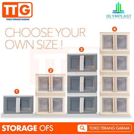 OLYMPLAST - OFS Folding Storage Plastic Container Box