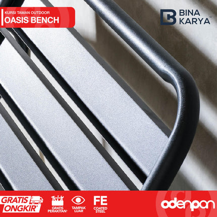 BINA KARYA - OASIS CHAIR 2S Kursi / Chair Taman Besi Outdoor Serbaguna 2 Seater