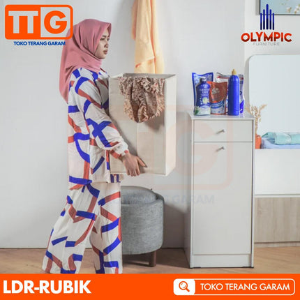 OLYMPIC - LDR RUBIK Lemari Keranjang Laundry Serbaguna