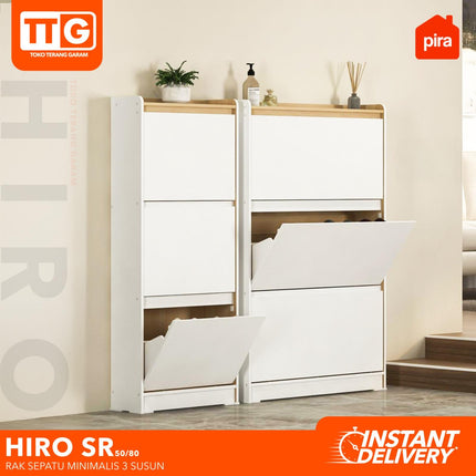 PIRA OX - HIRO SR Rak / Lemari Sepatu Swiing 50 / 80 cm