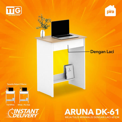 PIRA OX - ARUNA DK 61 Meja Belajar / Kerja / Kantor Dengan Laci 60 cm