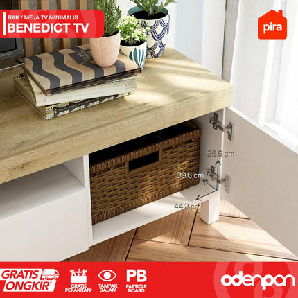 PIRA - BENEDICT TV Meja / Rak TV Minimalis