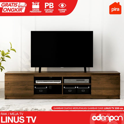 PIRA - LINUS TV Meja / Rak TV  Serbaguna 140 & 200 cm
