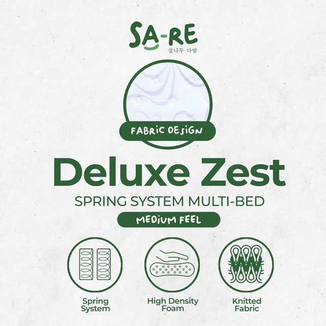 CENTRAL - DELUXE ZEST MULTIBED Kasur Spring Bed Multi Bed