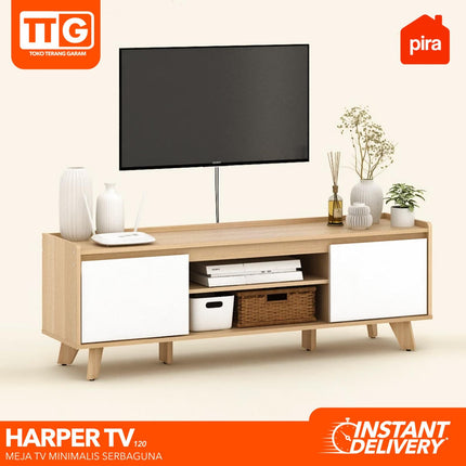 PIRA OX - HARPER TV120 Meja / Rak TV Dengan 2 Pintu 120 cm