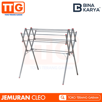 BINA KARYA - CLEO Jemuran / Rak Handuk Stainless 100 cm