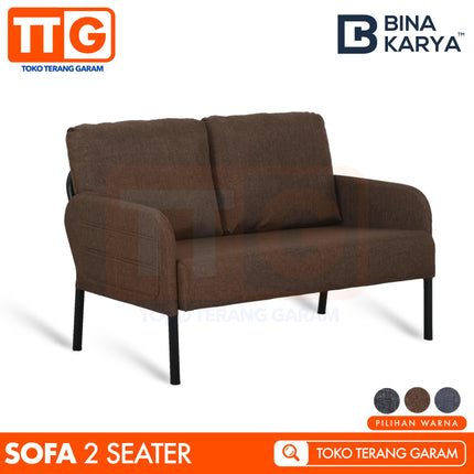 BINA KARYA - MARCOPOLO 2S Sofa 2 Seater Rangka Besi