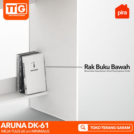 PIRA OX - ARUNA DK 61 Meja Belajar / Kerja / Kantor Dengan Laci 60 cm
