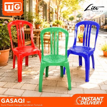 TABITHA - GASAQI 101 Kursi Plastik Sandar Susun Minimalis